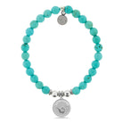 HELP by TJ Hang Loose Charm with Turquoise Beads Charity Bracelet