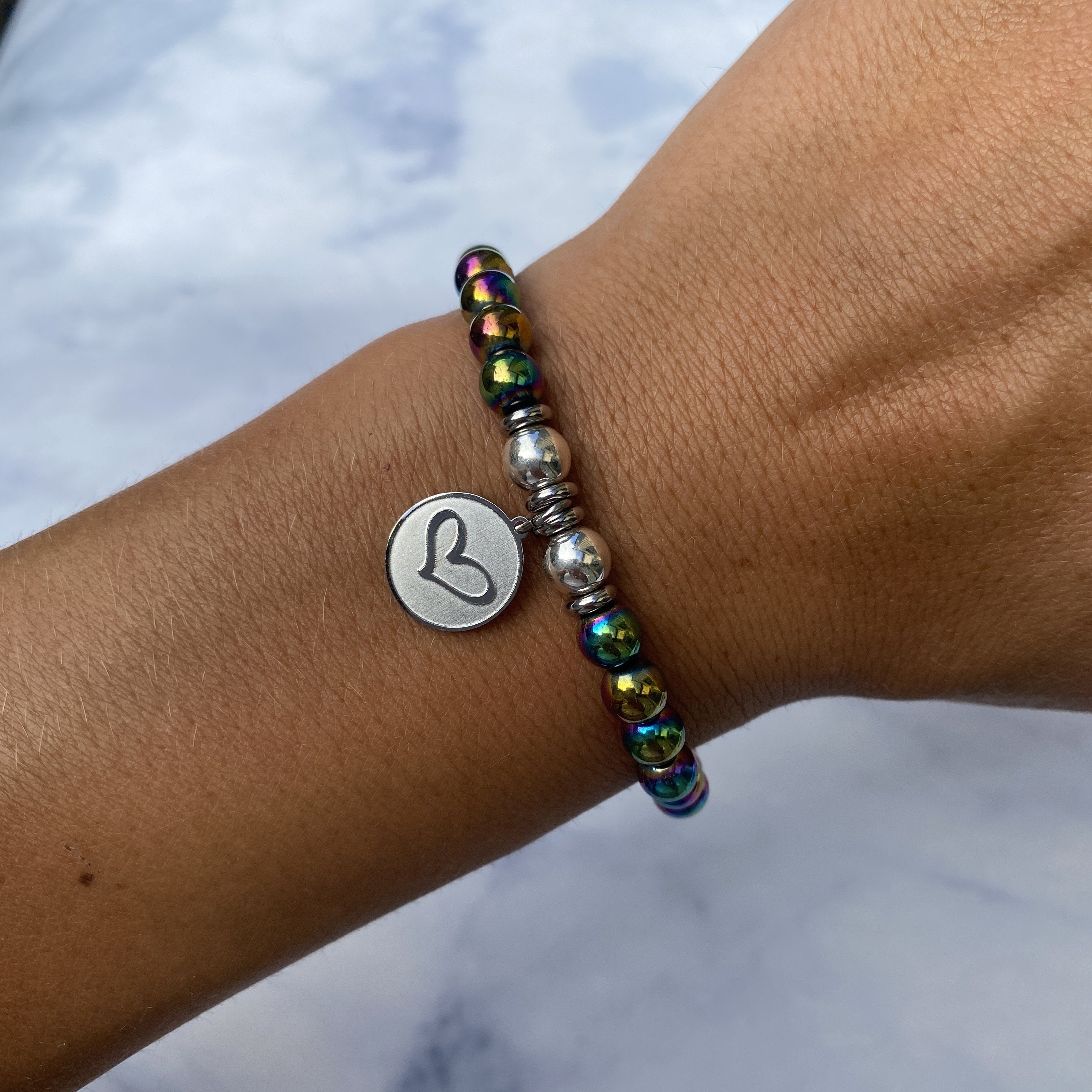 Rainbow Hematite Bracelet - Find Your Inner Balance | Tiny Rituals