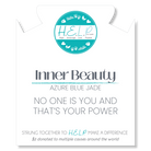 HELP by TJ Inner Beauty Stacker with Azure Blue Jade