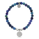 HELP by TJ Lucky Elephant Charm with Wildberry Jade Beads Charity Bracelet