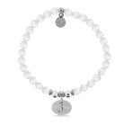 HELP by TJ Mermaid Charm with White Cats Eye Charity Bracelet