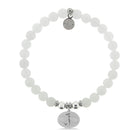 HELP by TJ Mermaid Charm with White Jade Charity Bracelet