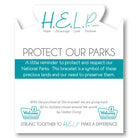 HELP by TJ Protect Our Parks Charm with Holiday Jade Beads Charity Bracelet