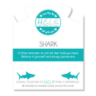HELP by TJ Shark with Orange Opalescent Charity Bracelet