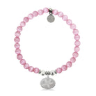 HELP by TJ Starfish Charm with Pink Cats Eye Charity Bracelet