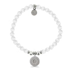 HELP by TJ Sun and Moon Charm with White Cats Eye Charity Bracelet