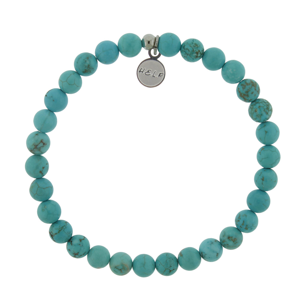 HELP by TJ Sunshine Stacker with Turquoise