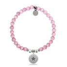 HELP by TJ Superstar Charm with Pink Cats Eye Charity Bracelet