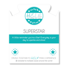 HELP by TJ Superstar Charm with Turquoise Charity Bracelet