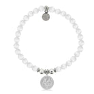 HELP by TJ Tiger Charm with White Cats Eye Charity Bracelet